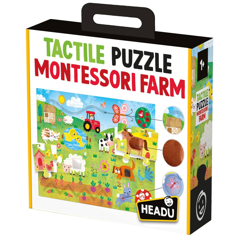 Headu Montessori - Puzzle Tactil