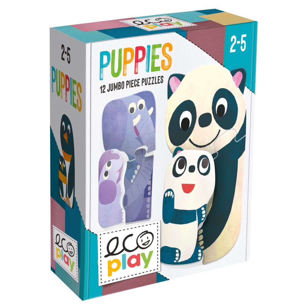 Headu Ecoplay - Puzzle-Uri Animalute Cu Pui