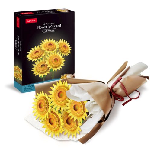 Cubic Fun - Buchet de Floarea Soarelui 3D 209 piese