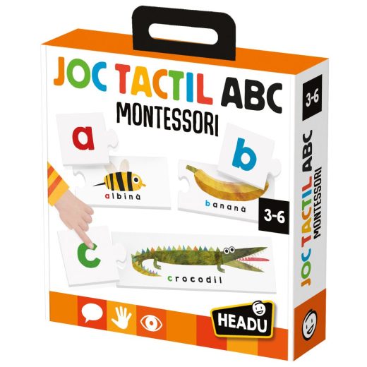Headu Montessori - Joc Tactil Abc Romana