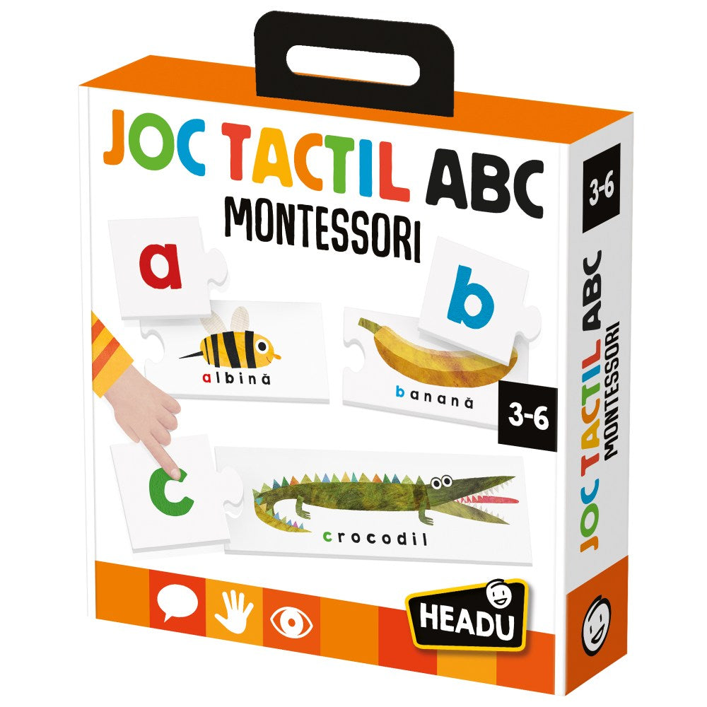 Headu Montessori - Joc Tactil Abc Romana