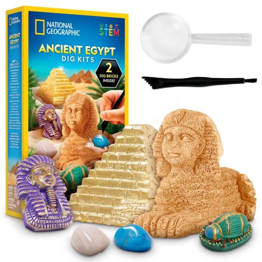 National Geographic - Set de excavare si descoperire comori si artefacte din Egiptul antic