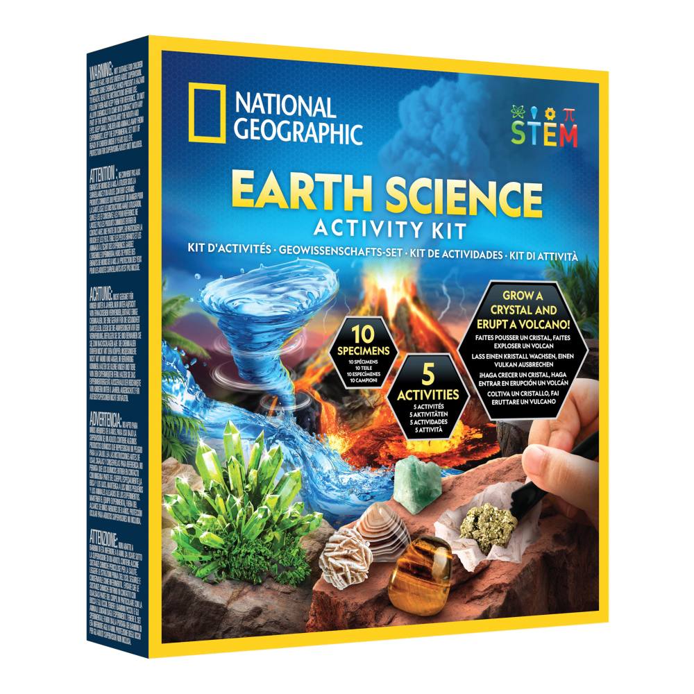 National Geographic - Set de explorare stiintele Pamantului experimente cu vulcani cristale si tornade