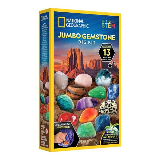 National Geographic - Set de excavare si descoperire pietre pretioase mari