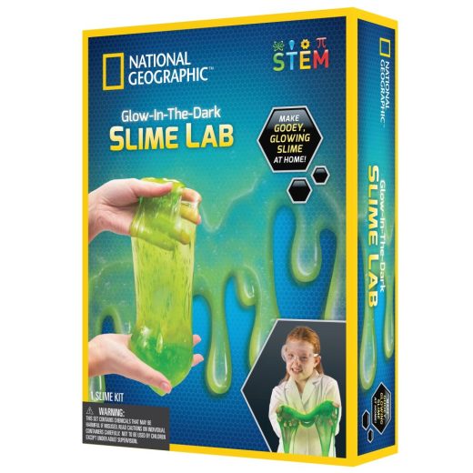 National Geographic - Set educativ Laboratorul de slime fosforescent