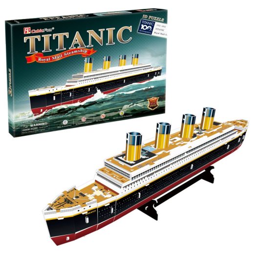 Cubic Fun - Puzzle 3D Nava mica Titanic 35 piese