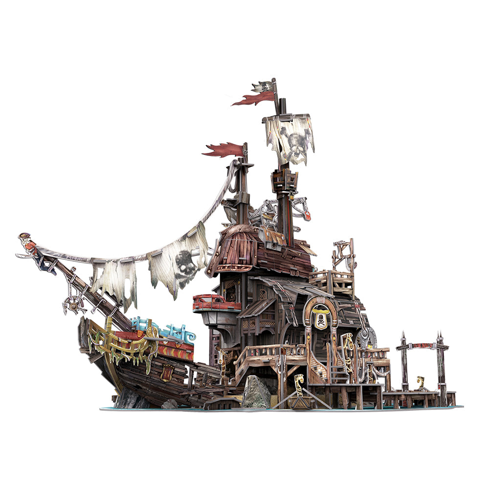 Cubic Fun - Puzzle 3D Nava Pirati 218 Piese