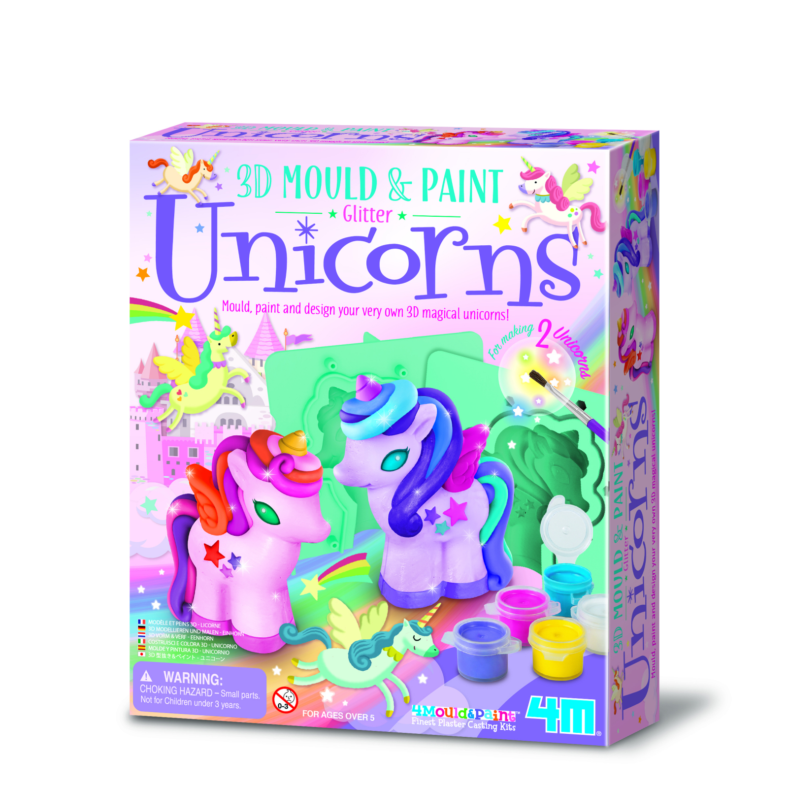 Atelier creativ 3D Modeleaza si picteaza – Unicorni cu sclipici