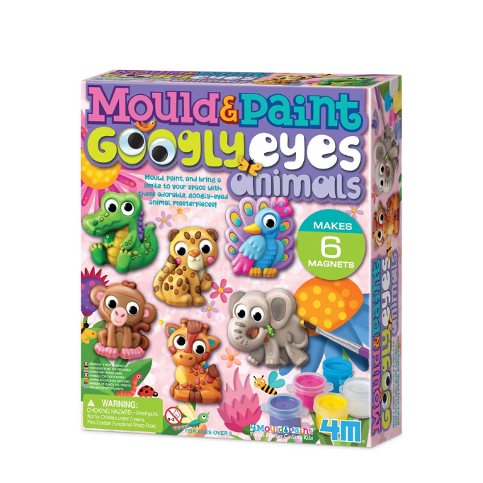 Atelier creativ Modeleaza si picteaza – Animale cu ochi mobili