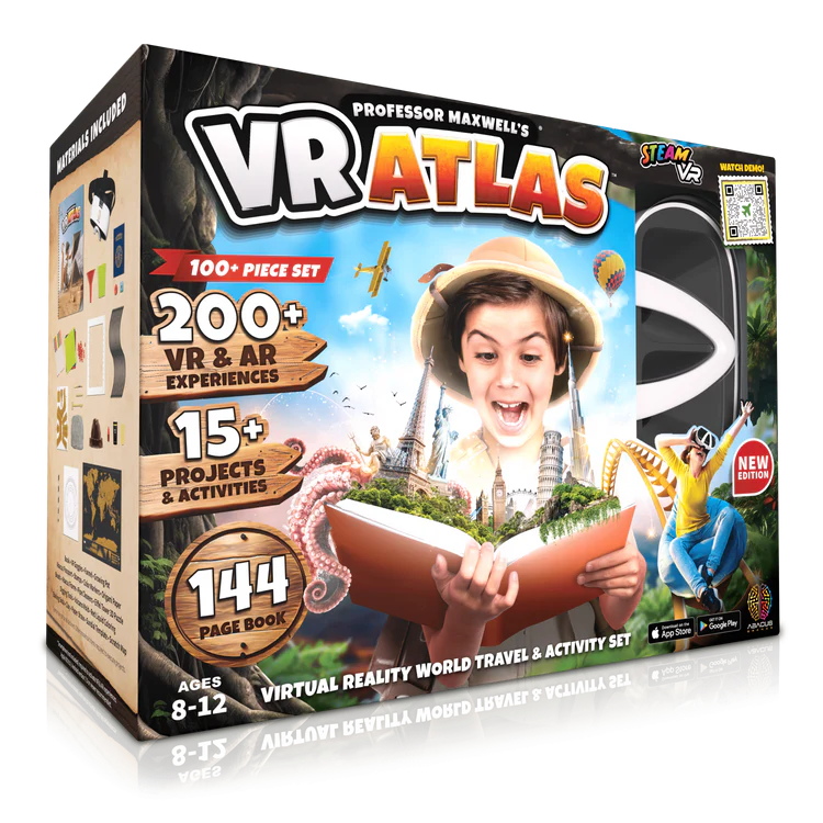 Atlas VR Interactiv Exploreaza Lumea prin Realitate Virtuala