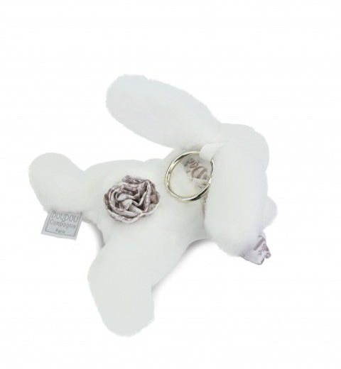 Breloc accesoriu Doudou – iepuras, 16 cm