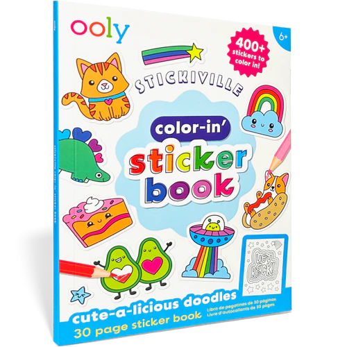 Carte de Stickere de Colorat Stickiville Desene Dragalase