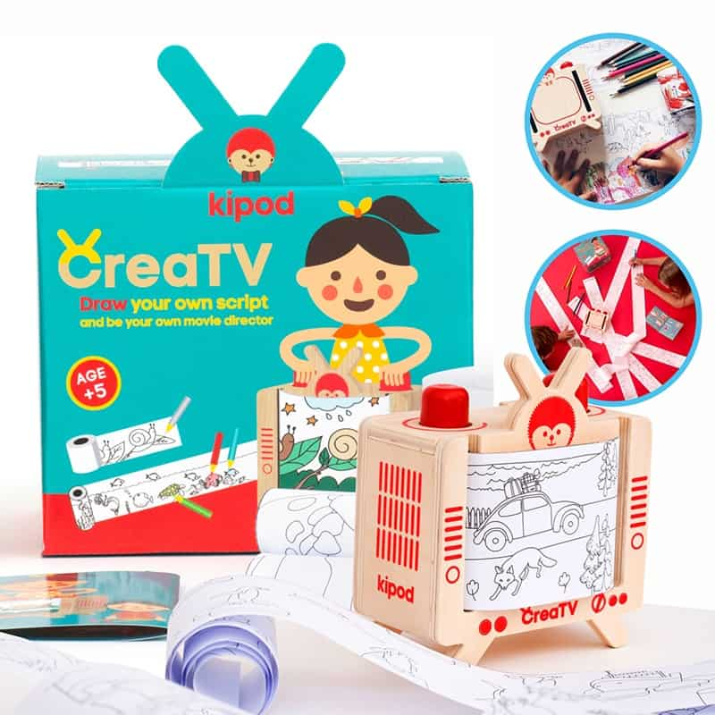 Crea TV – Set creativ pentru realizat povesti si benzi desenate, Kipod