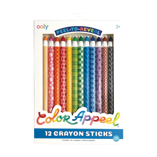Creioane colorate Color Appeel, set de 12, cu invelis detasabil