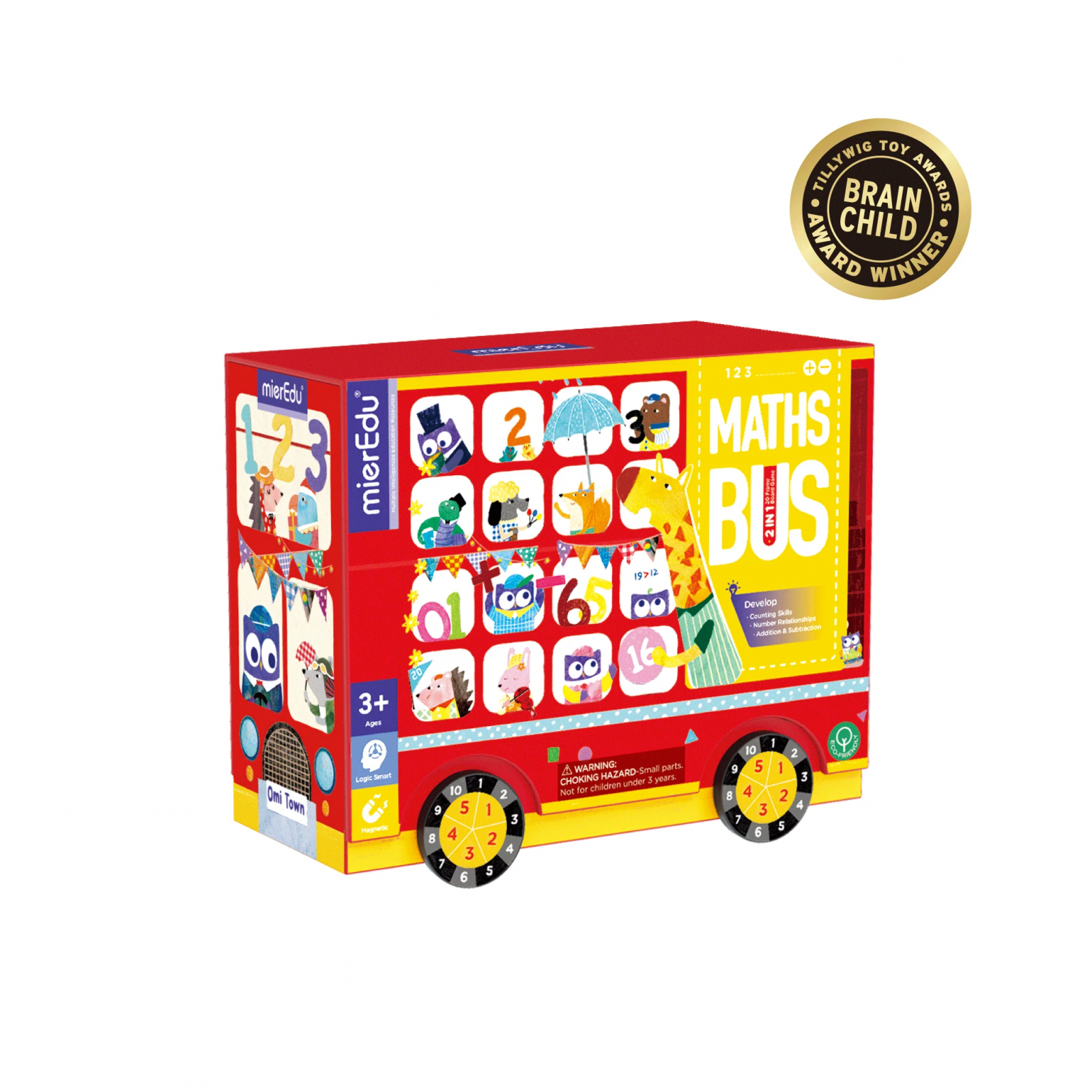 Joc educativ 2 in 1 – Autobuzul Matematic