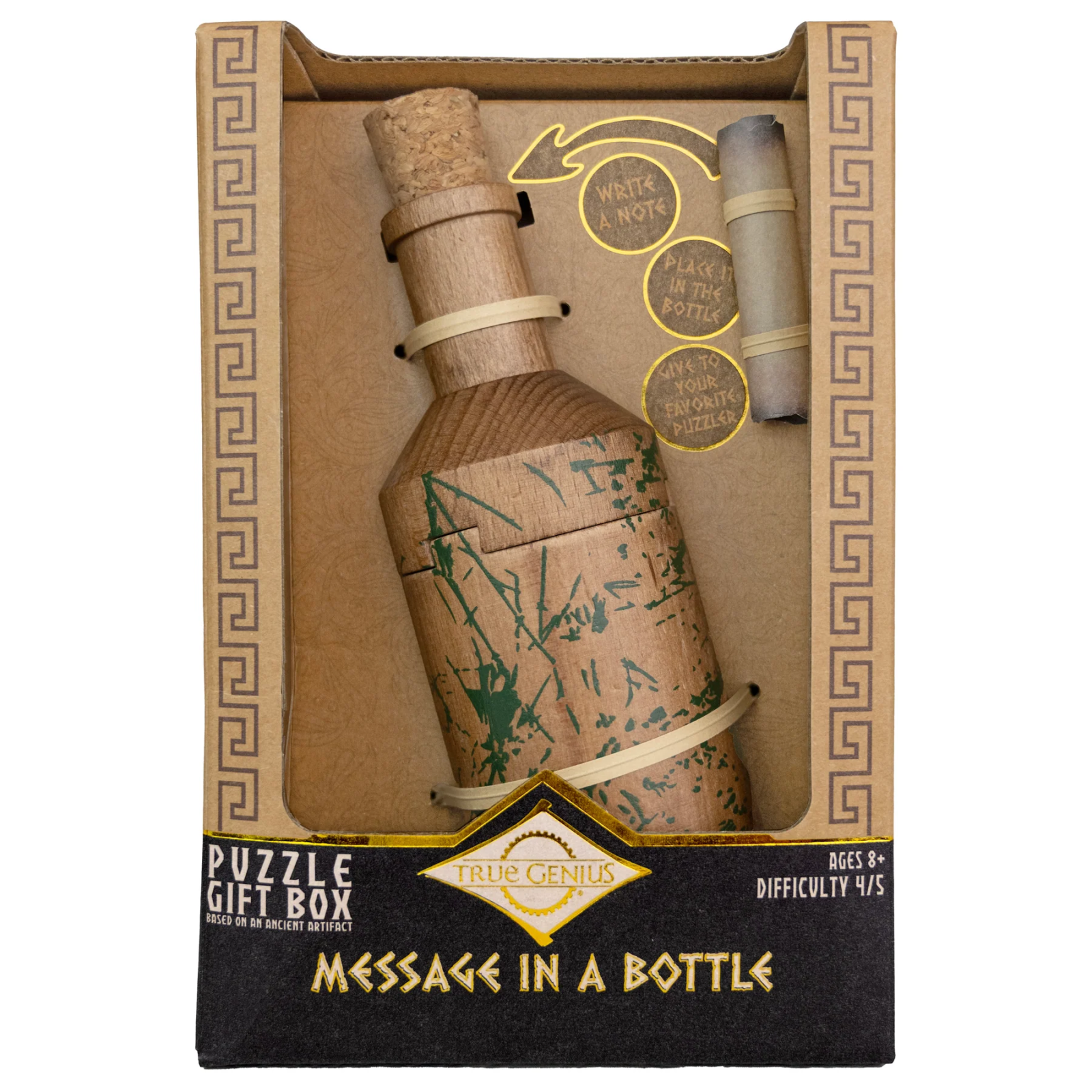 Joc logic IQ cadou cu mesaj ascuns – Message in a Bottle