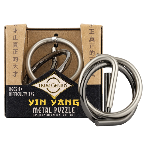 Joc logic IQ din metal – Yin Yang