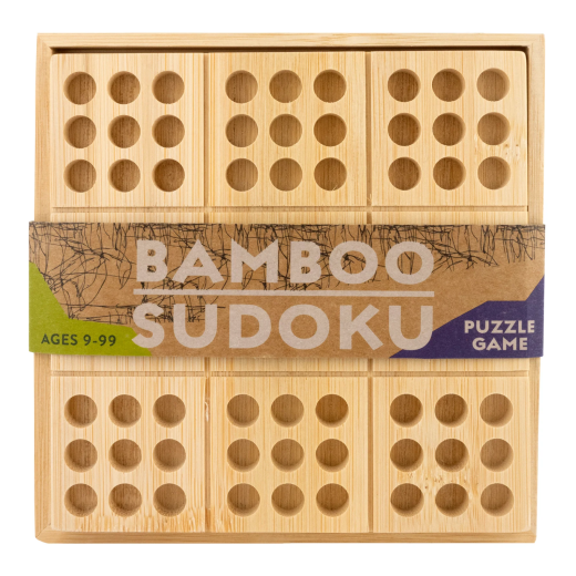 Joc logic IQ Sudoku din bambus – Bamboo Sudoku