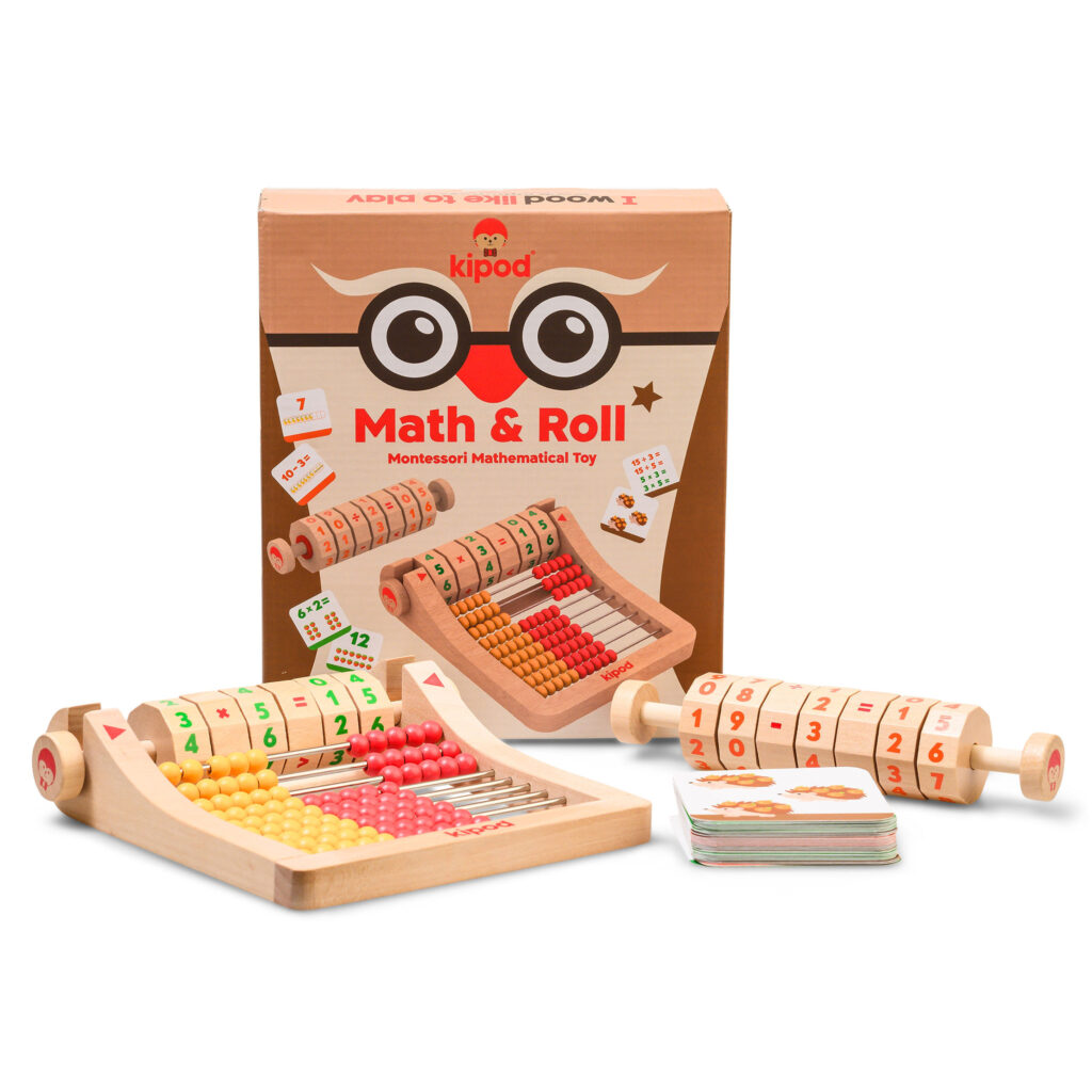 Jucarie educativa Montessori pentru invatarea matematicii Kipod