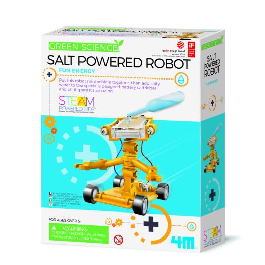 Kit constructie Robot alimentat cu sare, Stiinta Verde – Green Science