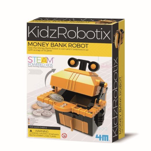 Kit constructie robot – Money Bank Robot, Kidz Robotix