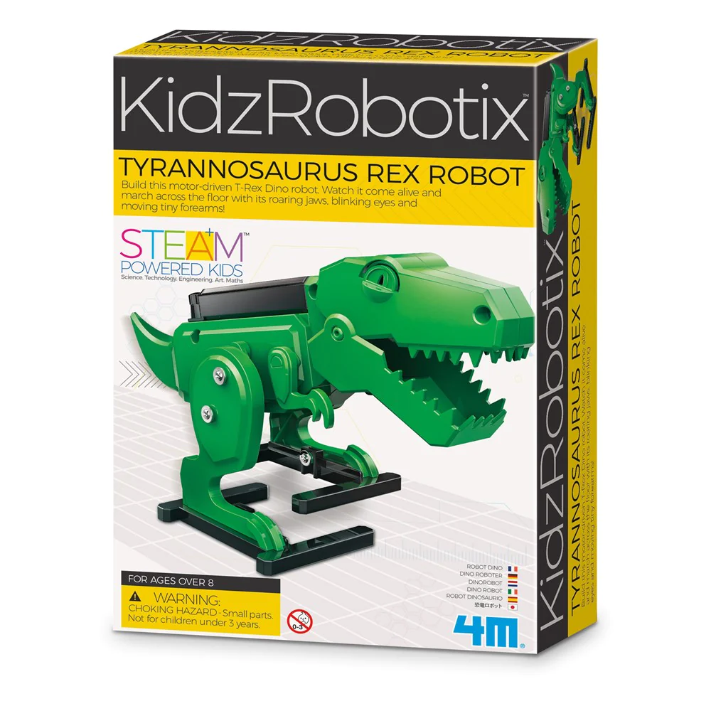 Kit constructie robot – T-Rex, Kidz Robotix