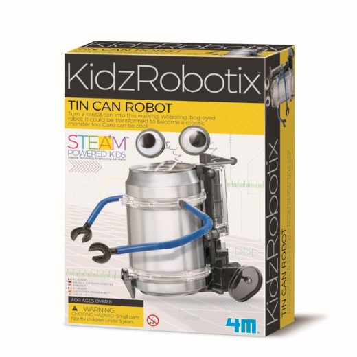 Kit constructie robot – Tin Can Robot, Kidz Robotix