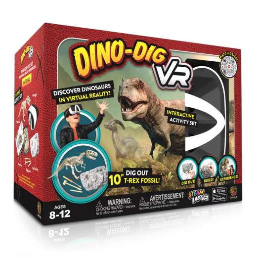 Kit STEM interactiv VR – Descopera Dinozaurii in Realitate Virtuala
