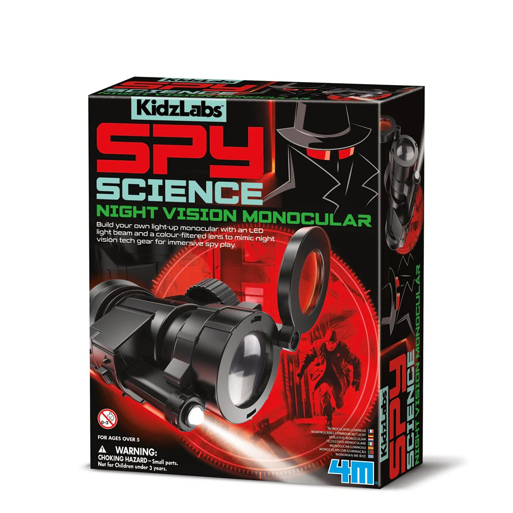 Kit STEM – Monocular cu vedere nocturna KidzLabs