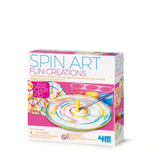 Mini set creativ – Roata Pictorului Spin Art, LittleCraft