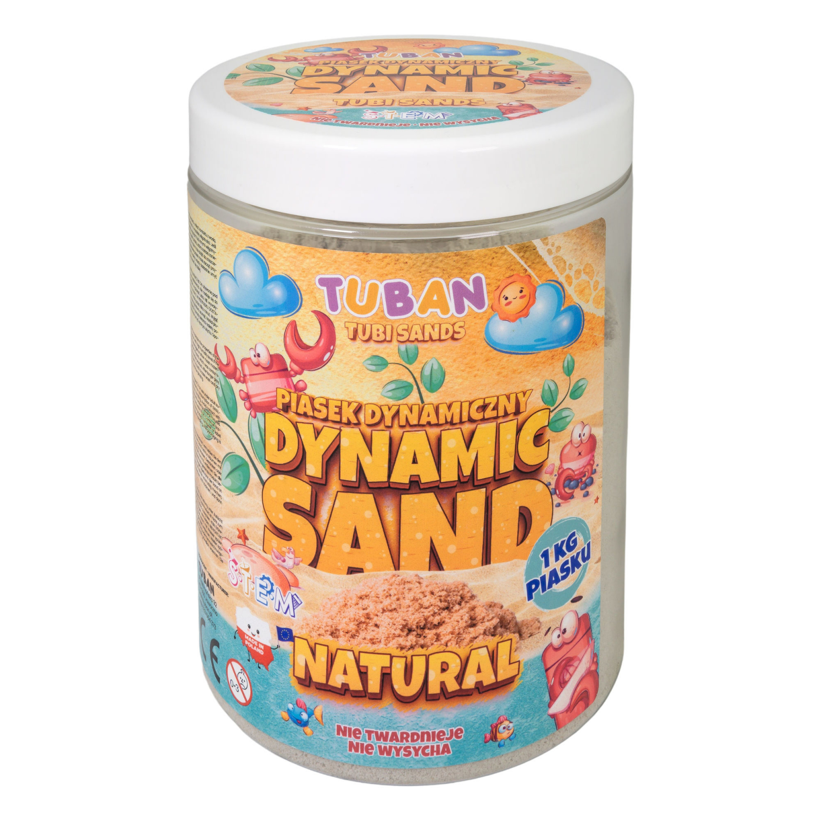 Nisip senzorial modelabil – natural, 1 kg
