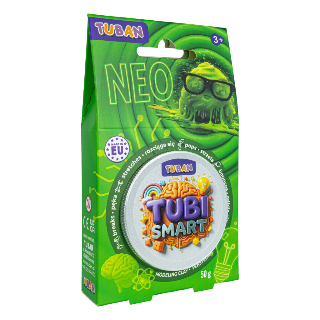 Plastilina creativa inteligenta TUBI SMART – Neo, 50 g