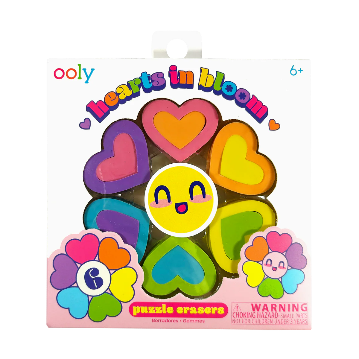 Radiere Inimi inflorite – set de 6 , Hearts in Bloom