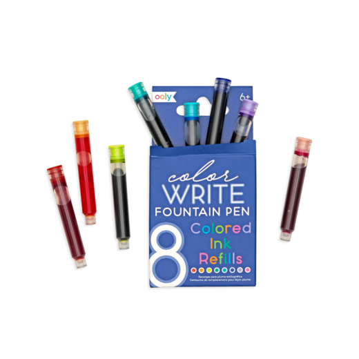Rezerve Color Write pentru stilouri – set 8 culori