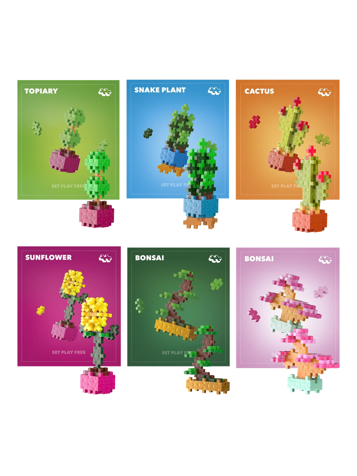 Set constructie Plus-Plus, PLANTE