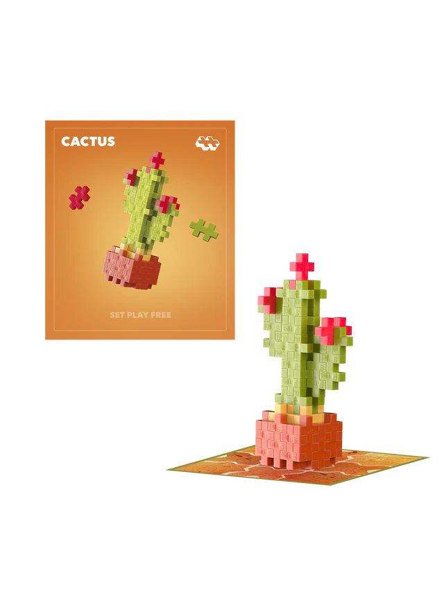 Set constructie Plus-Plus, PLANTE – Cactus