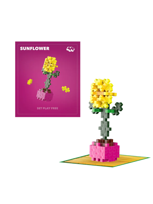 Set constructie Plus-Plus, PLANTE – Floarea soarelui