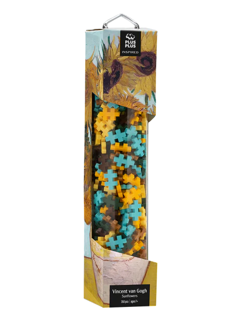 Set constructie Plus-Plus, tub creare tablou, Inspirat de Van Gogh