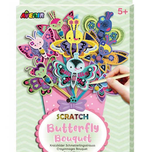 Set creativ de razuit Buchet – Fluture