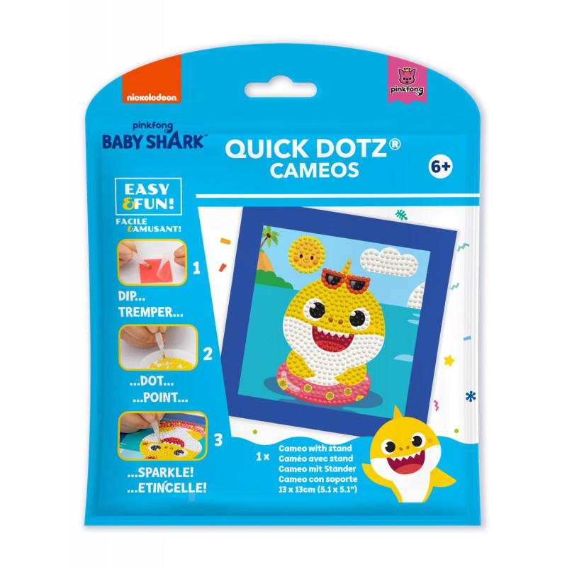 Set creativ pictura cu diamante – Baby Shark