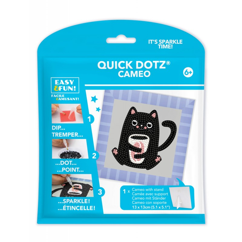 Set creativ pictura cu diamante – Cofee Bean Kitten – pisicuta