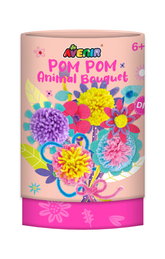 Set creativ Pom Pom – buchet flori