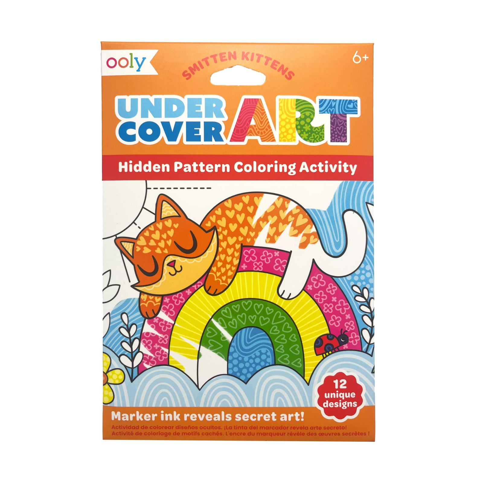 Set de colorat cu modele secrete Undercover Art – Pisicute