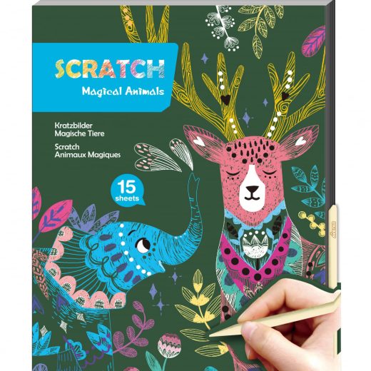 Set de razuit A4 – Animale magice