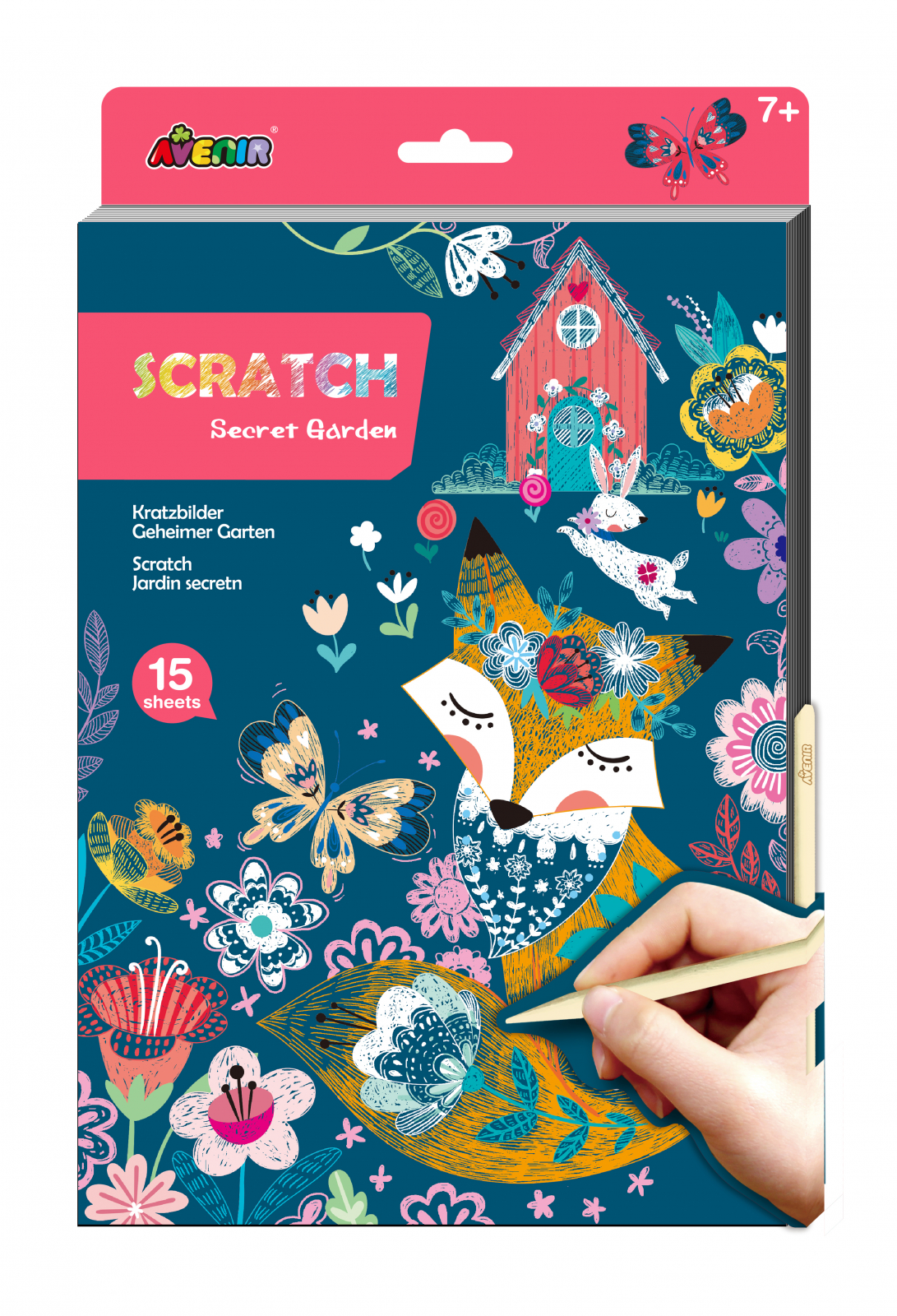 Set de razuit A4 – Gradina secreta