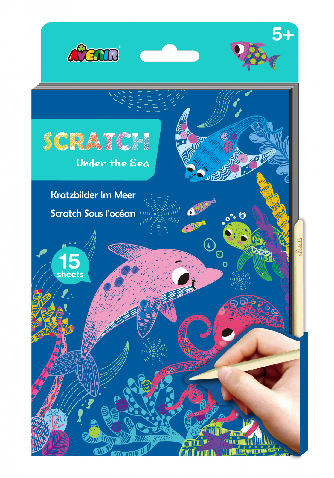 Set de razuit A5 – Subacvatic