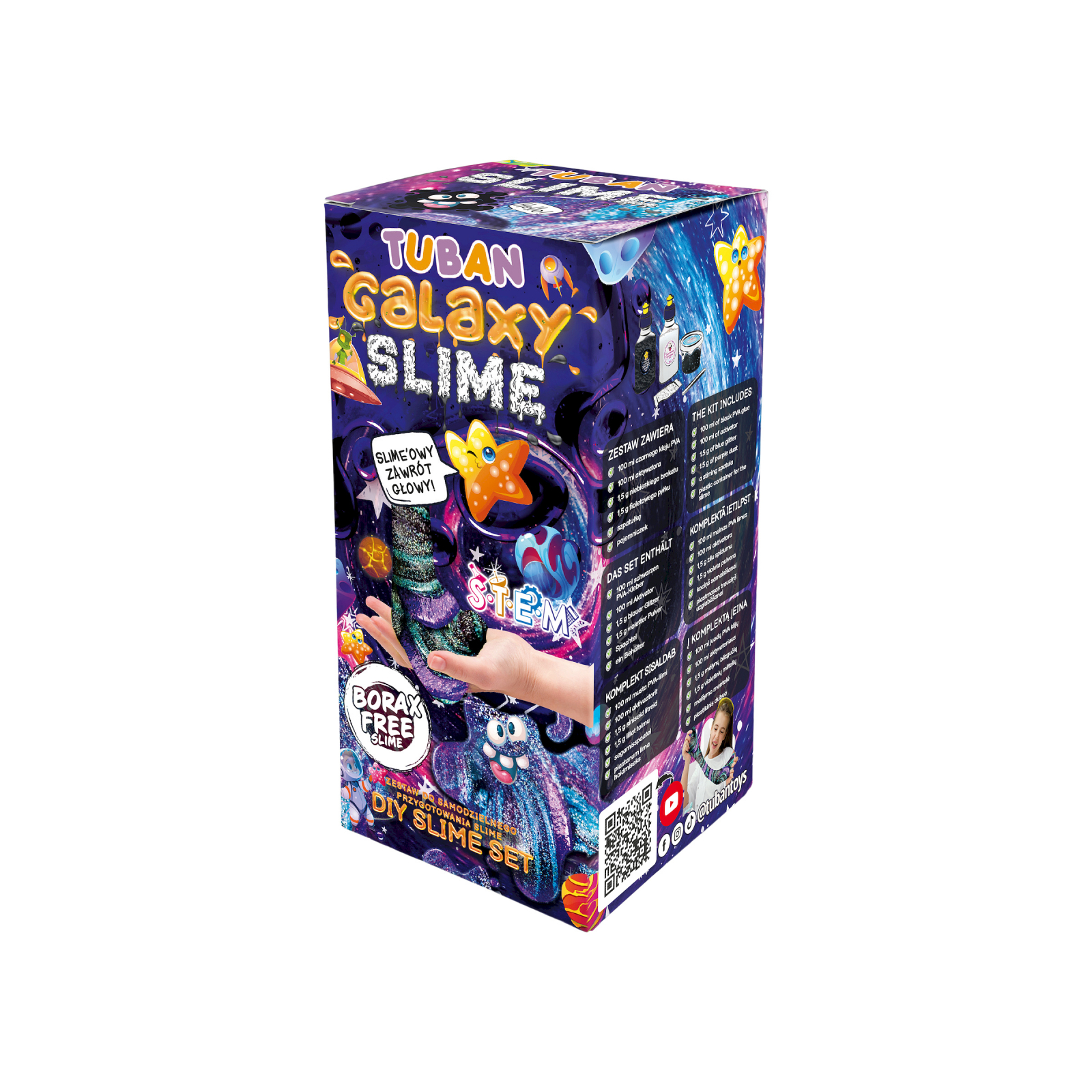 Set DIY experimente SLIME GALAXY