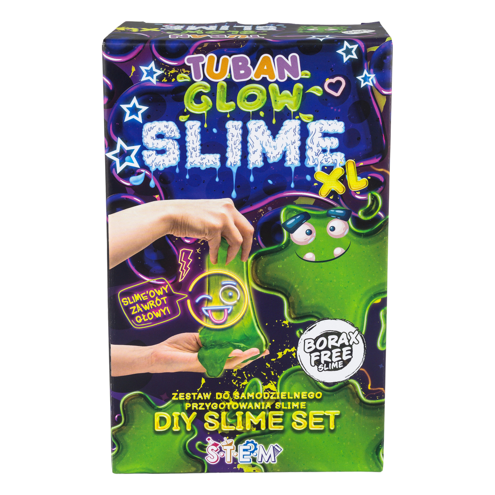 Set DIY experimente SLIME GLOW IN THE DARK XL