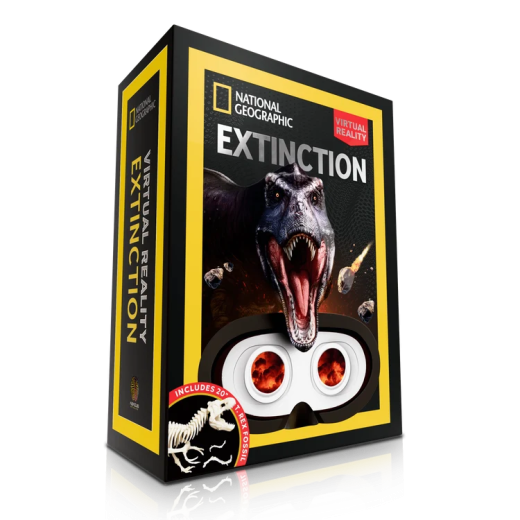Kit STEM interactiv VR National Geographic – Extinctia dinozaurilor