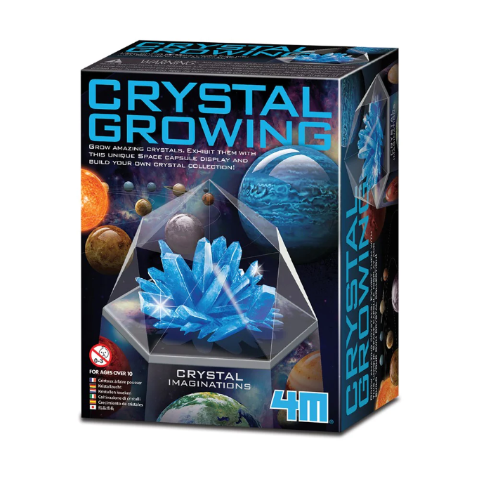 Set experimente de crescut Cristale, albastru